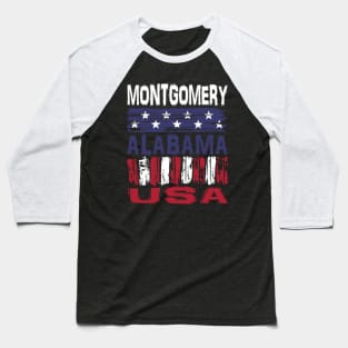 Montgomery Alabama USA T-Shirt Baseball T-Shirt